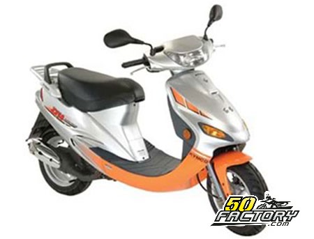 Technical sheet of the scooter Kymco Fever ZX 50cc - 50factory.com